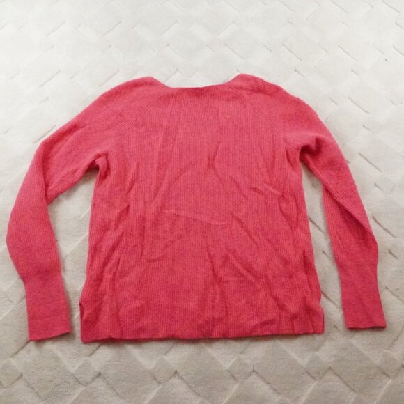 Sundance 100% Cashmere Knit Sweater Womens Small Pink Pull Over Soft Cozy - Picture 7 of 8